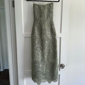 V Chapman Olivia Dress in Sage NWT Size 2